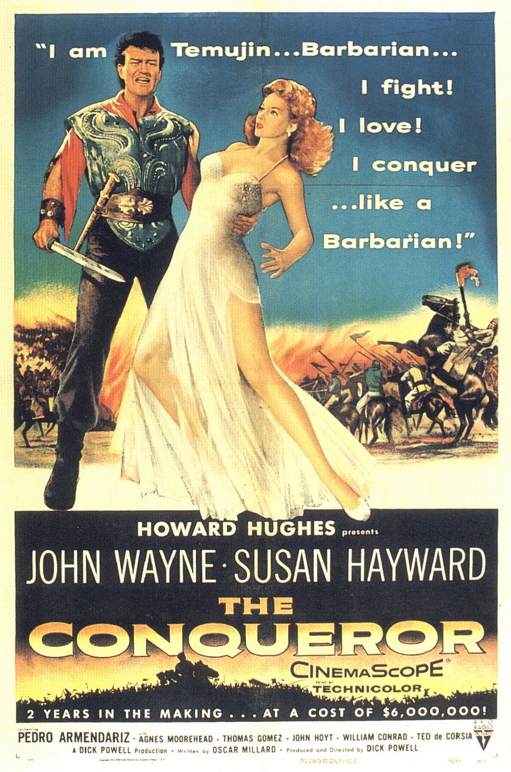 Extra Large Movie Poster Image for The Conqueror 