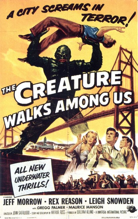 The Creature Walks Among Us Movie Poster