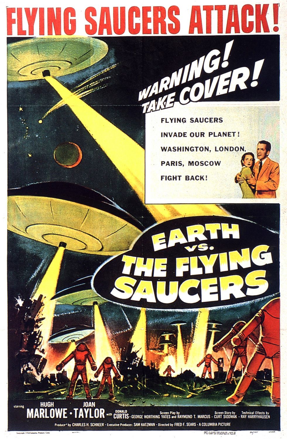 Extra Large Movie Poster Image for Earth vs. the Flying Saucers 