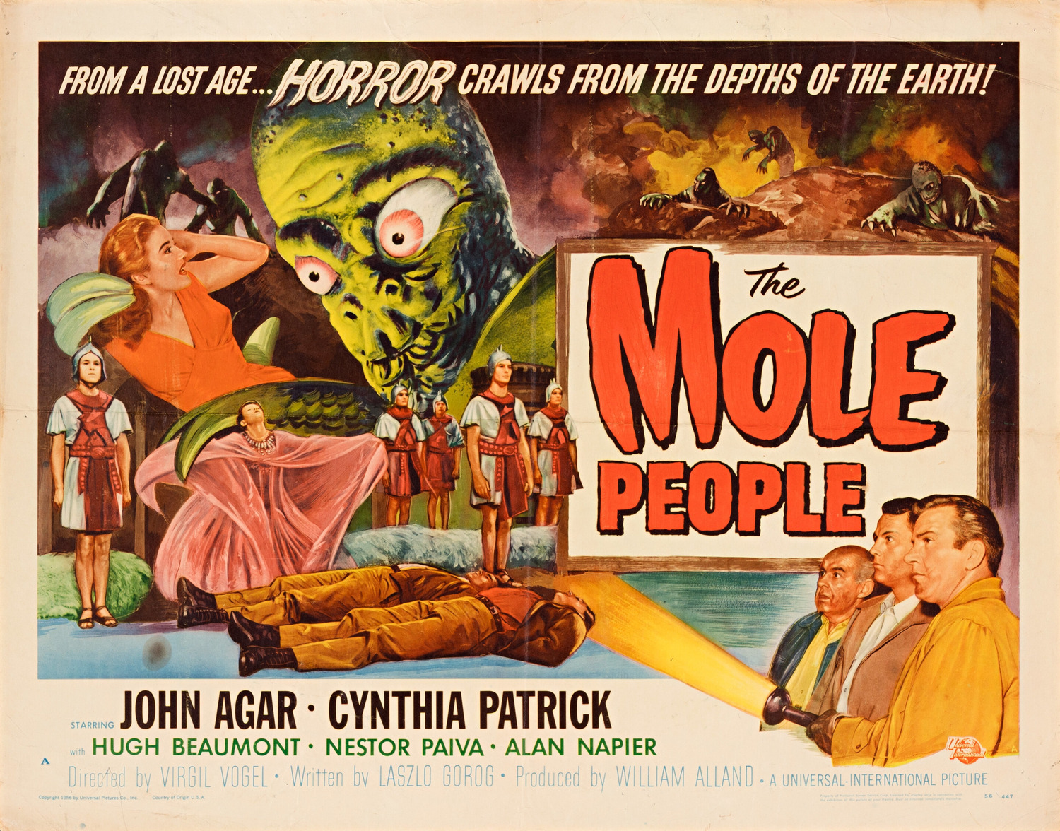 Extra Large Movie Poster Image for The Mole People (#3 of 3)