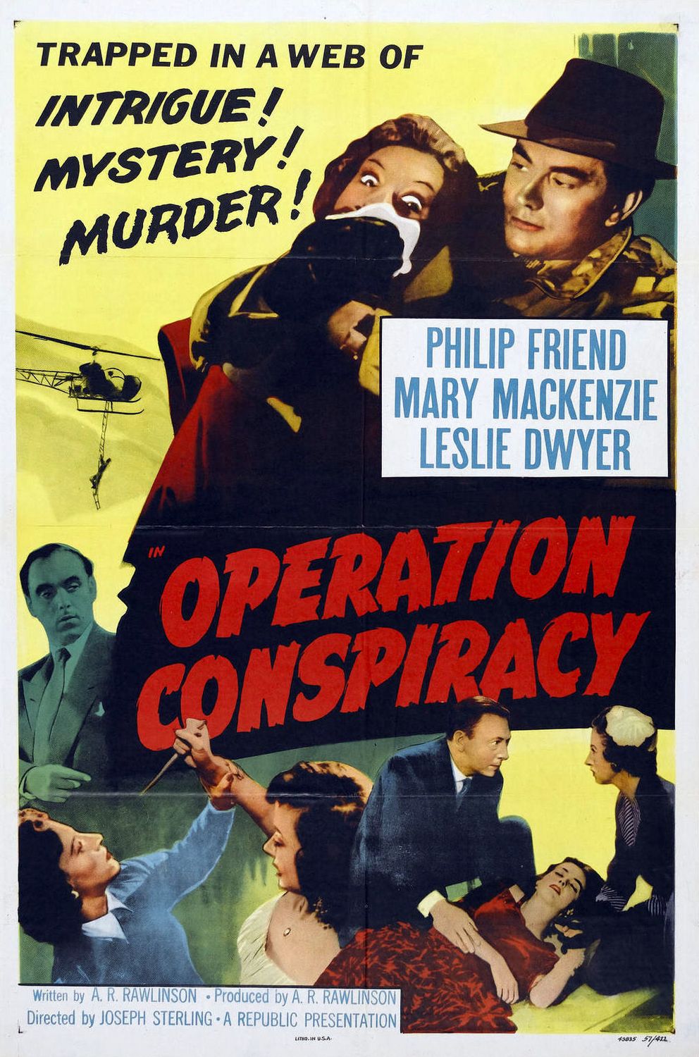 Extra Large Movie Poster Image for Operation Conspiracy (aka Cloak Without Dagger) 