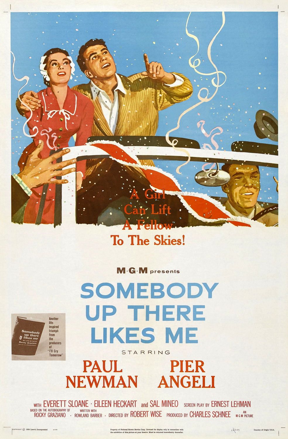 Extra Large Movie Poster Image for Somebody Up There Likes Me (#1 of 2)