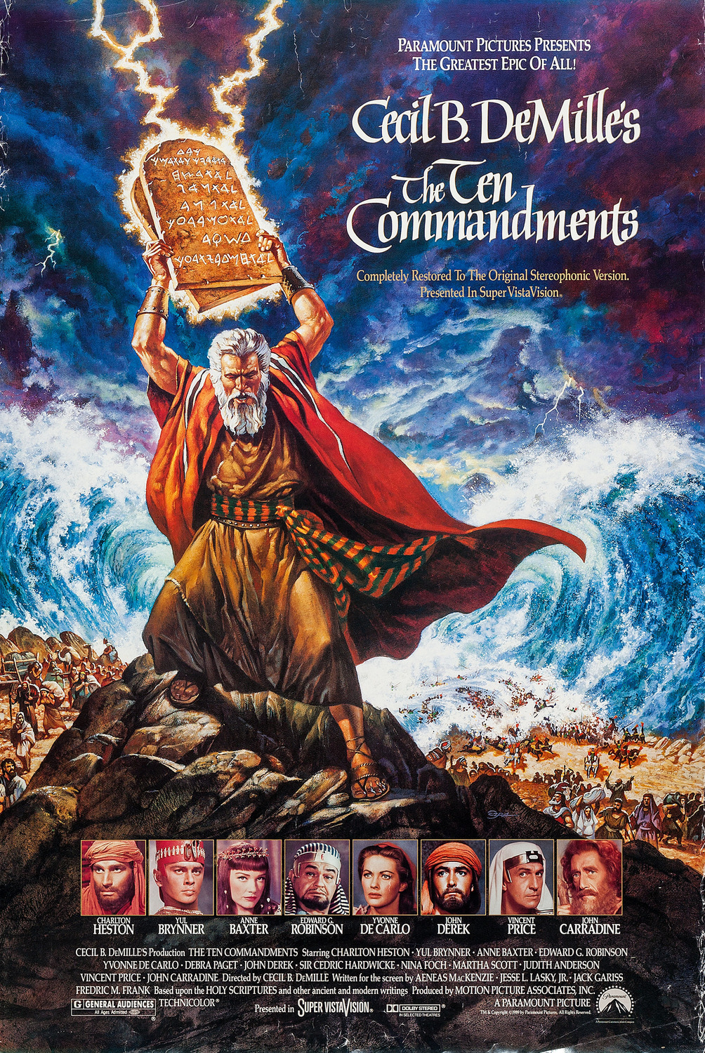 Extra Large Movie Poster Image for The Ten Commandments (#5 of 5)