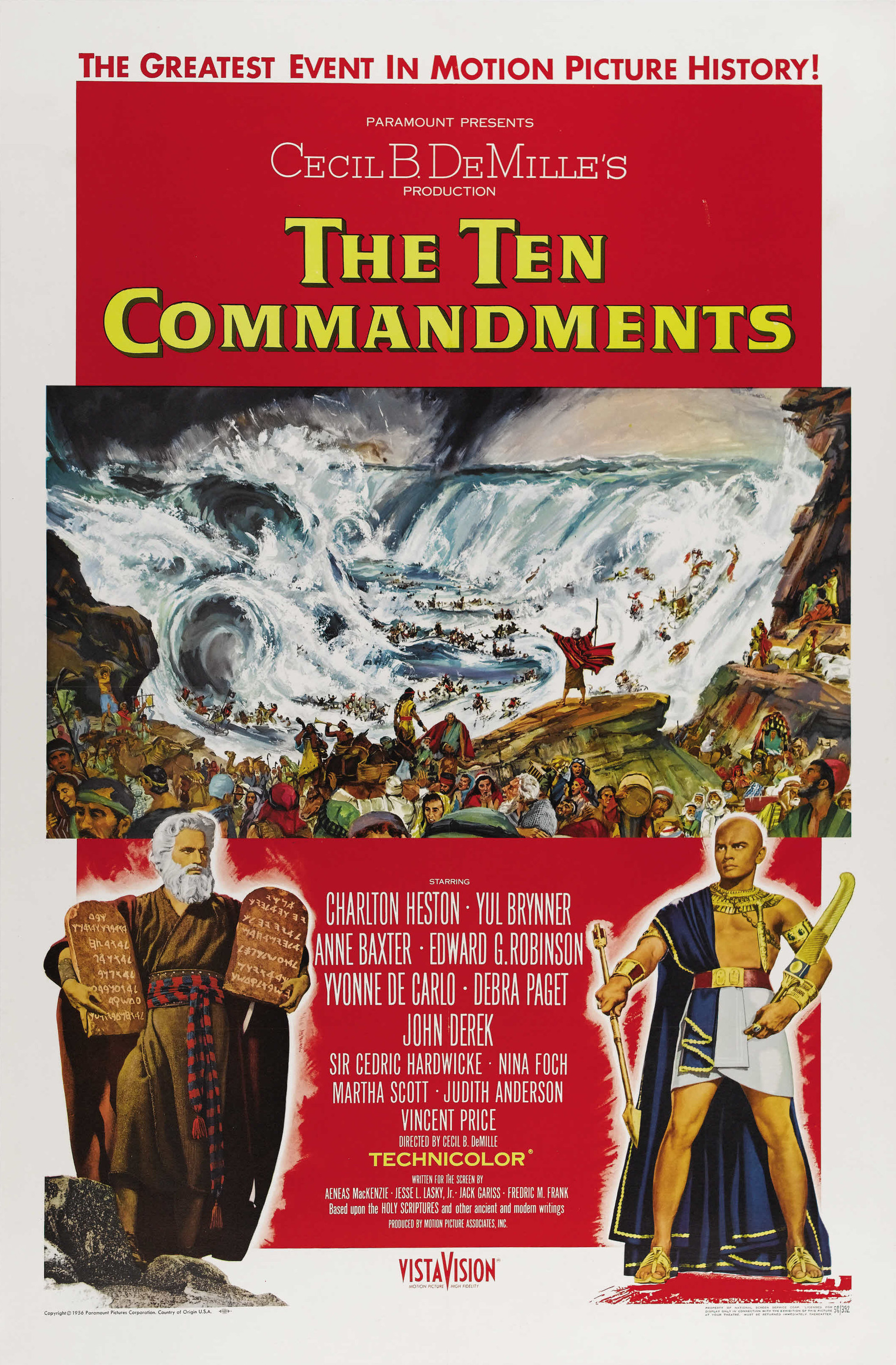 Mega Sized Movie Poster Image for The Ten Commandments (#1 of 5)