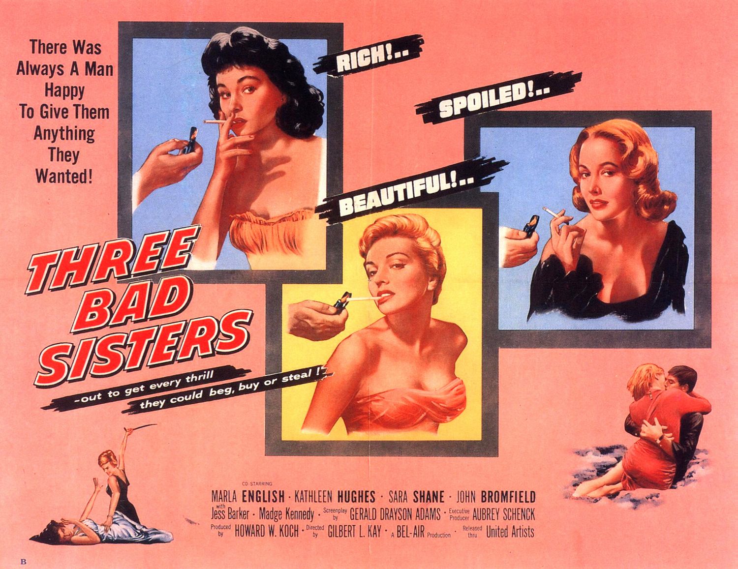 Extra Large Movie Poster Image for Three Bad Sisters (#2 of 2)