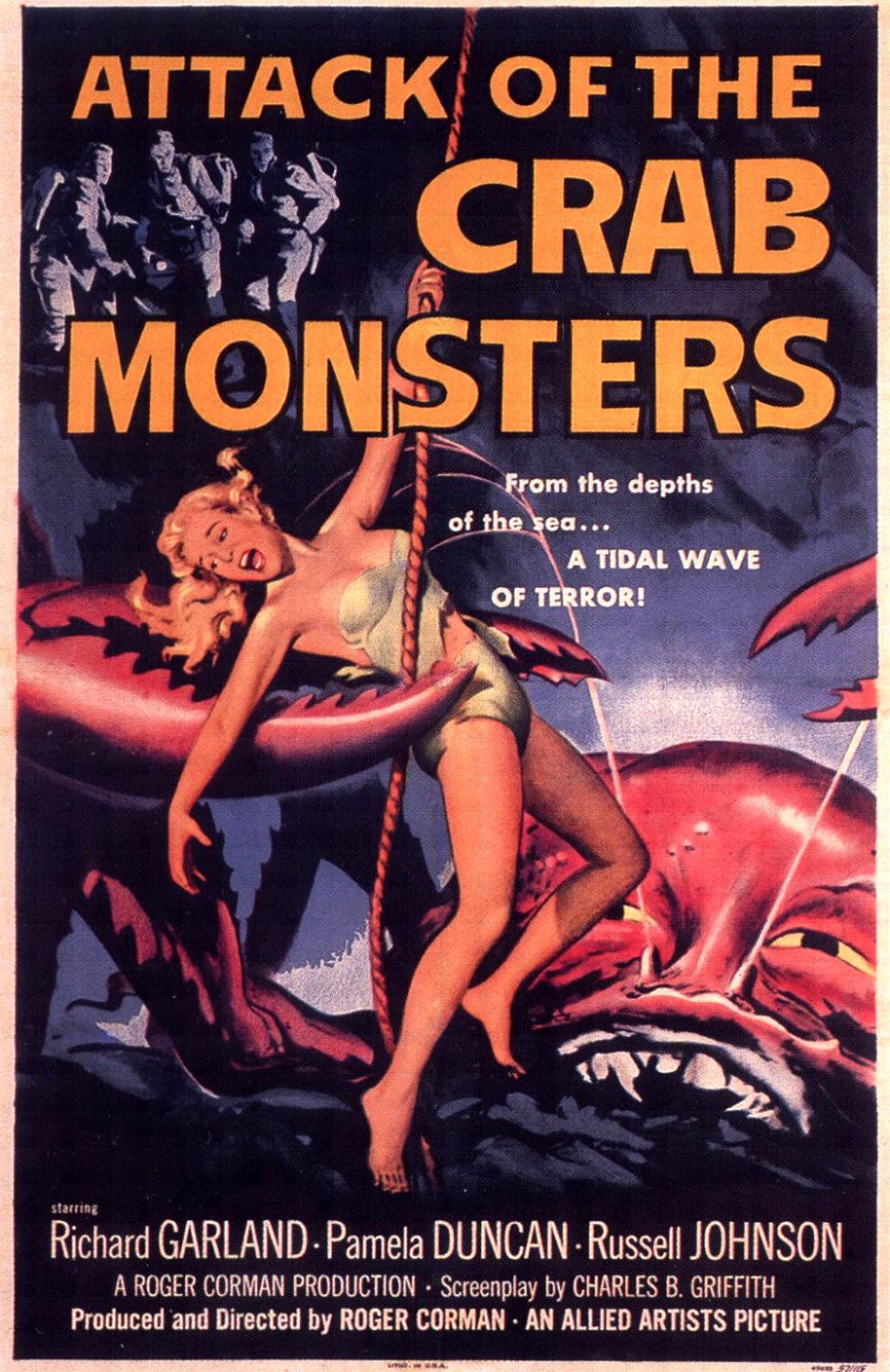 Extra Large Movie Poster Image for Attack of the Crab Monsters 