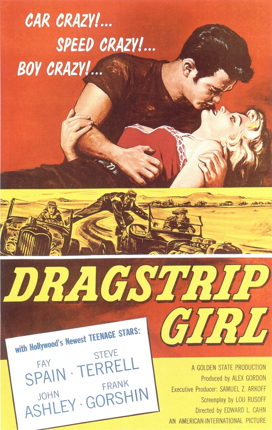 Extra Large Movie Poster Image for Dragstrip Girl 