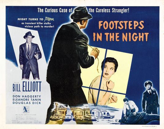 Footsteps in the Night Movie Poster