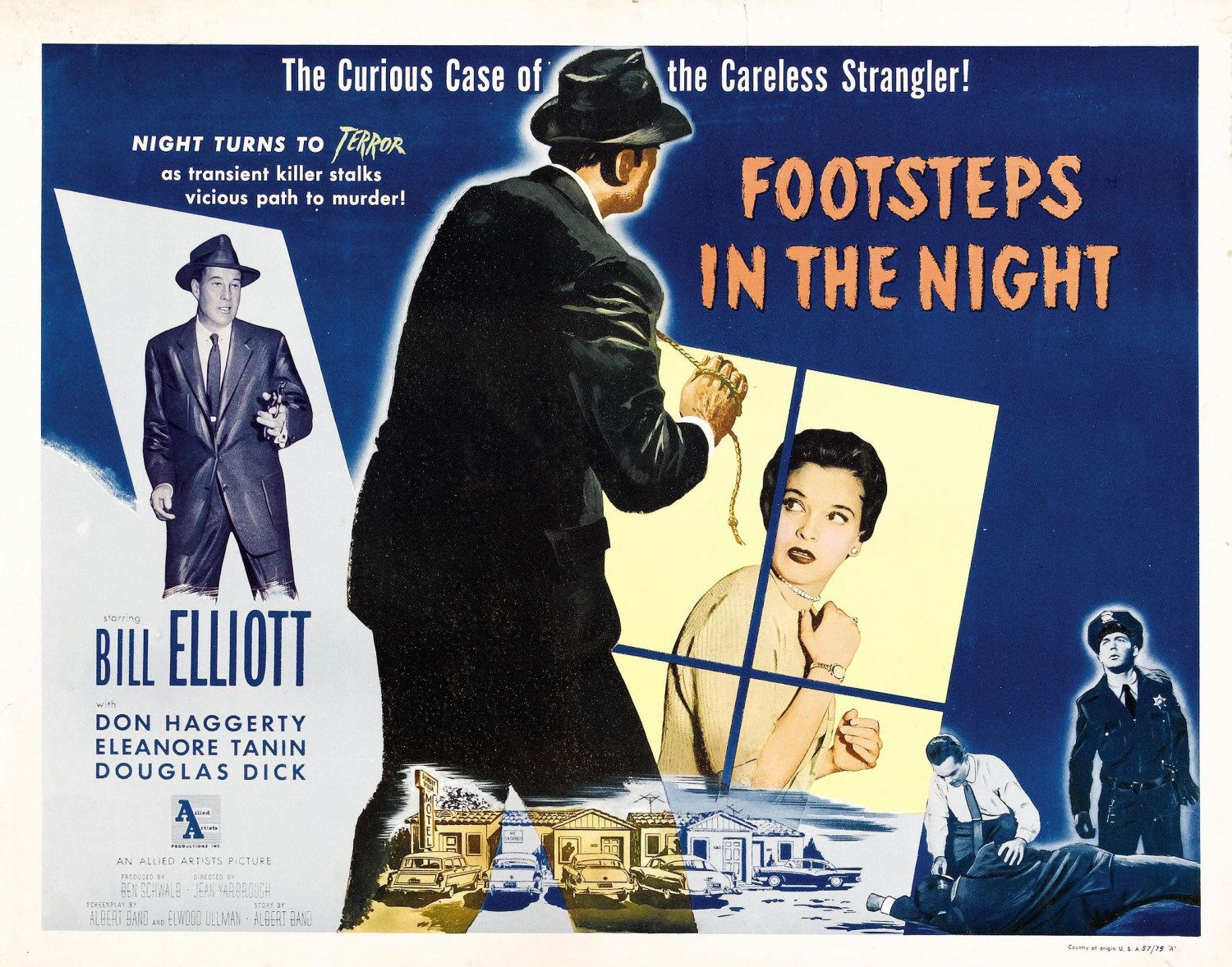 Extra Large Movie Poster Image for Footsteps in the Night (#2 of 2)