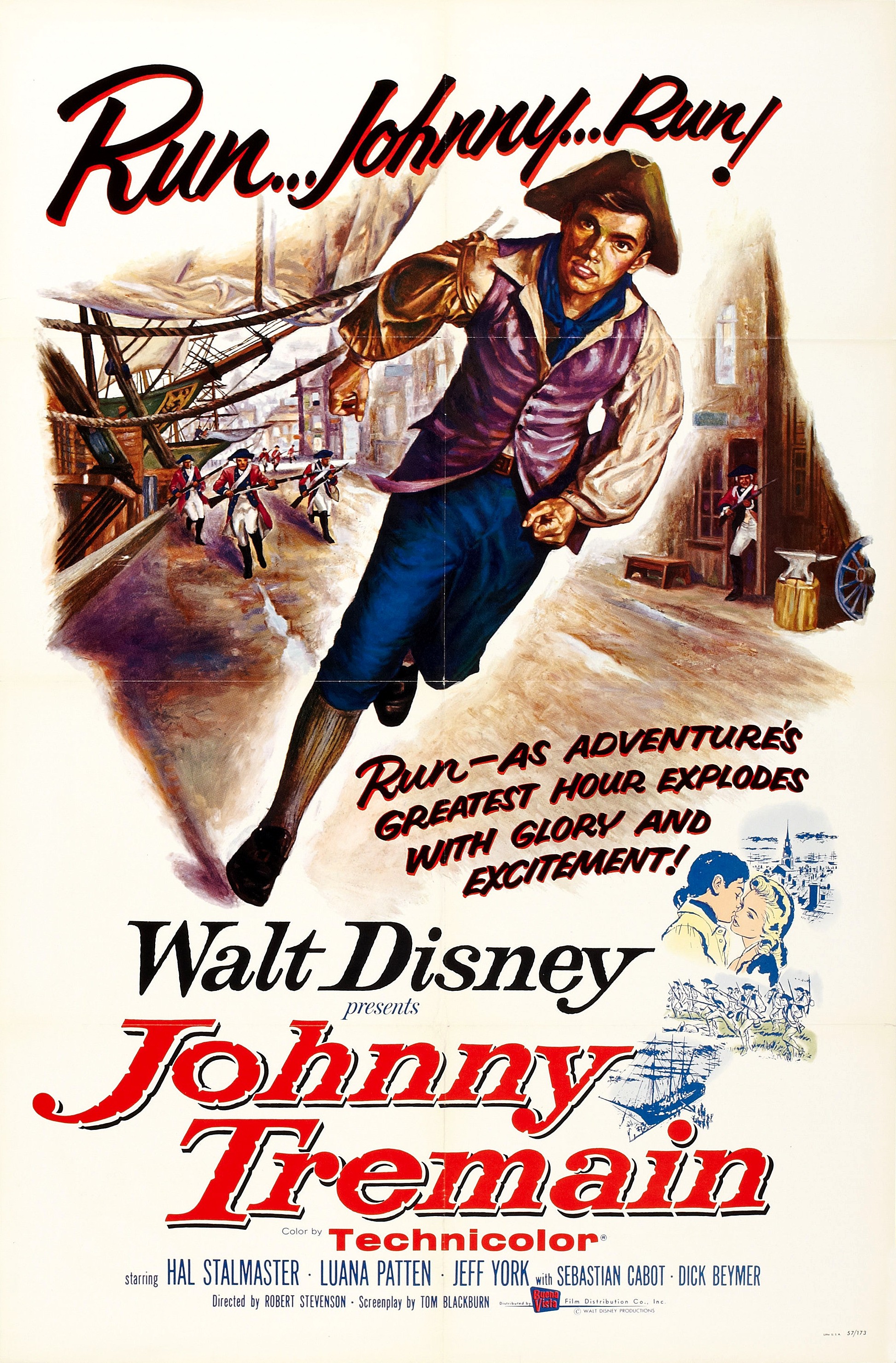 Mega Sized Movie Poster Image for Johnny Tremain 