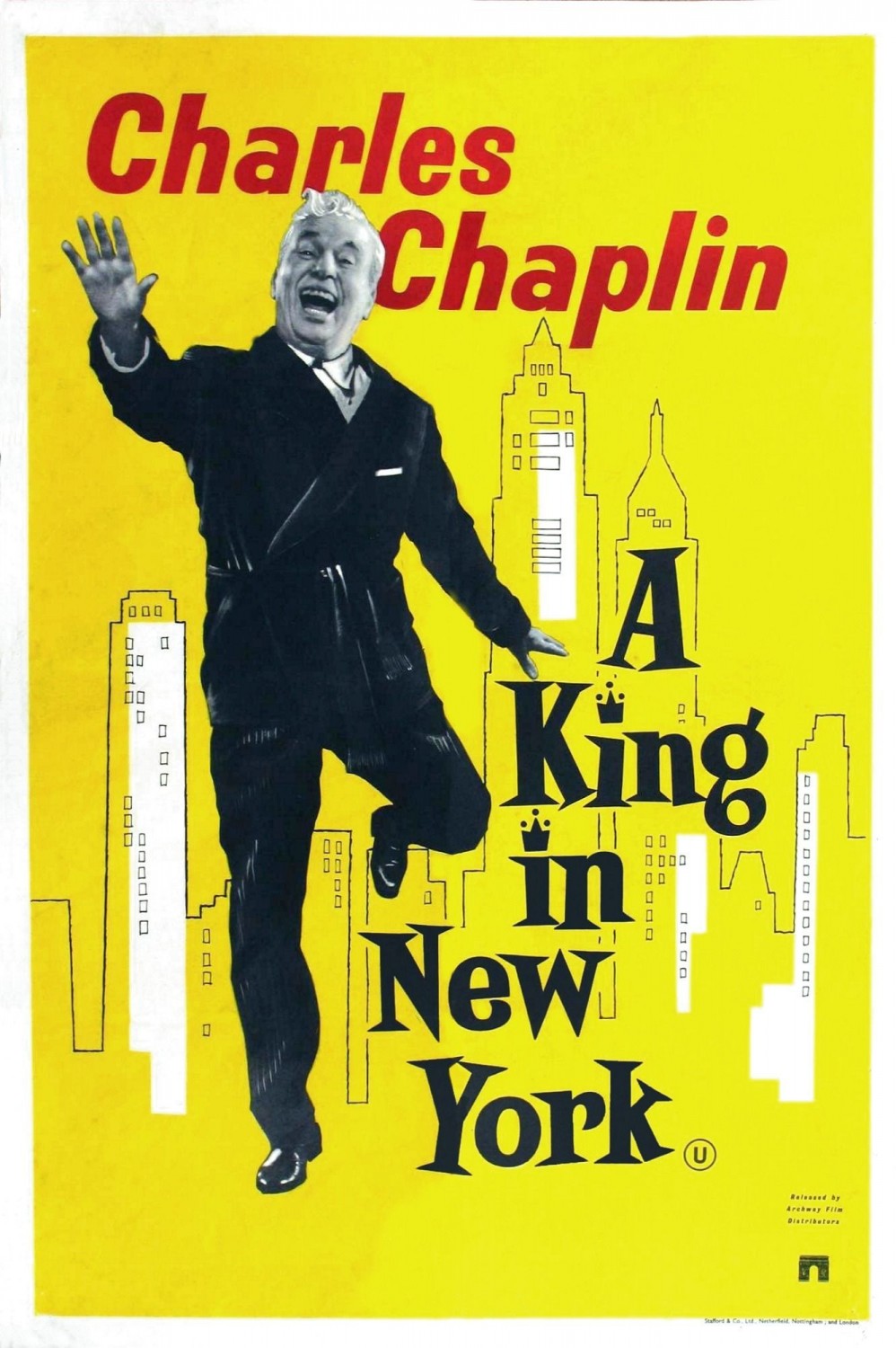Extra Large Movie Poster Image for A King in New York (#3 of 4)