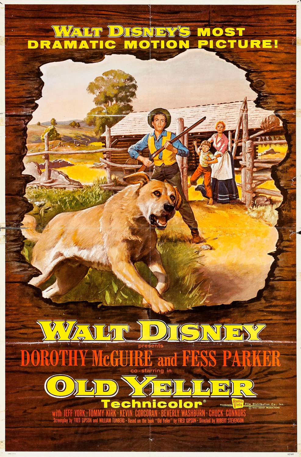 Extra Large Movie Poster Image for Old Yeller (#2 of 3)
