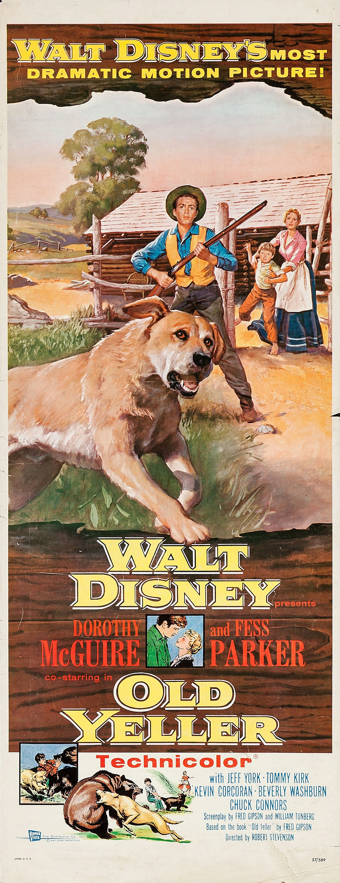 Mega Sized Movie Poster Image for Old Yeller (#3 of 3)