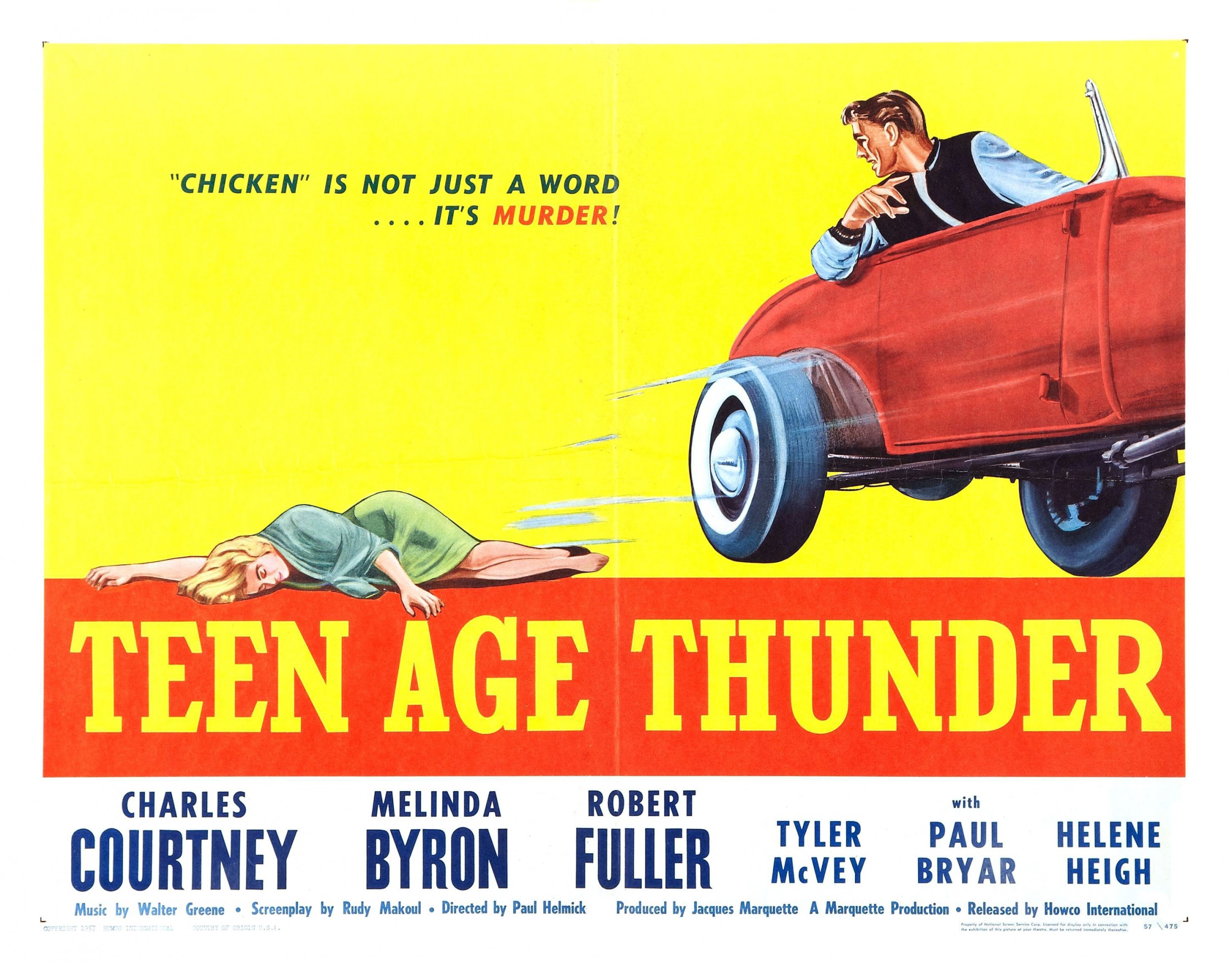 Mega Sized Movie Poster Image for Teenage Thunder (#2 of 2)