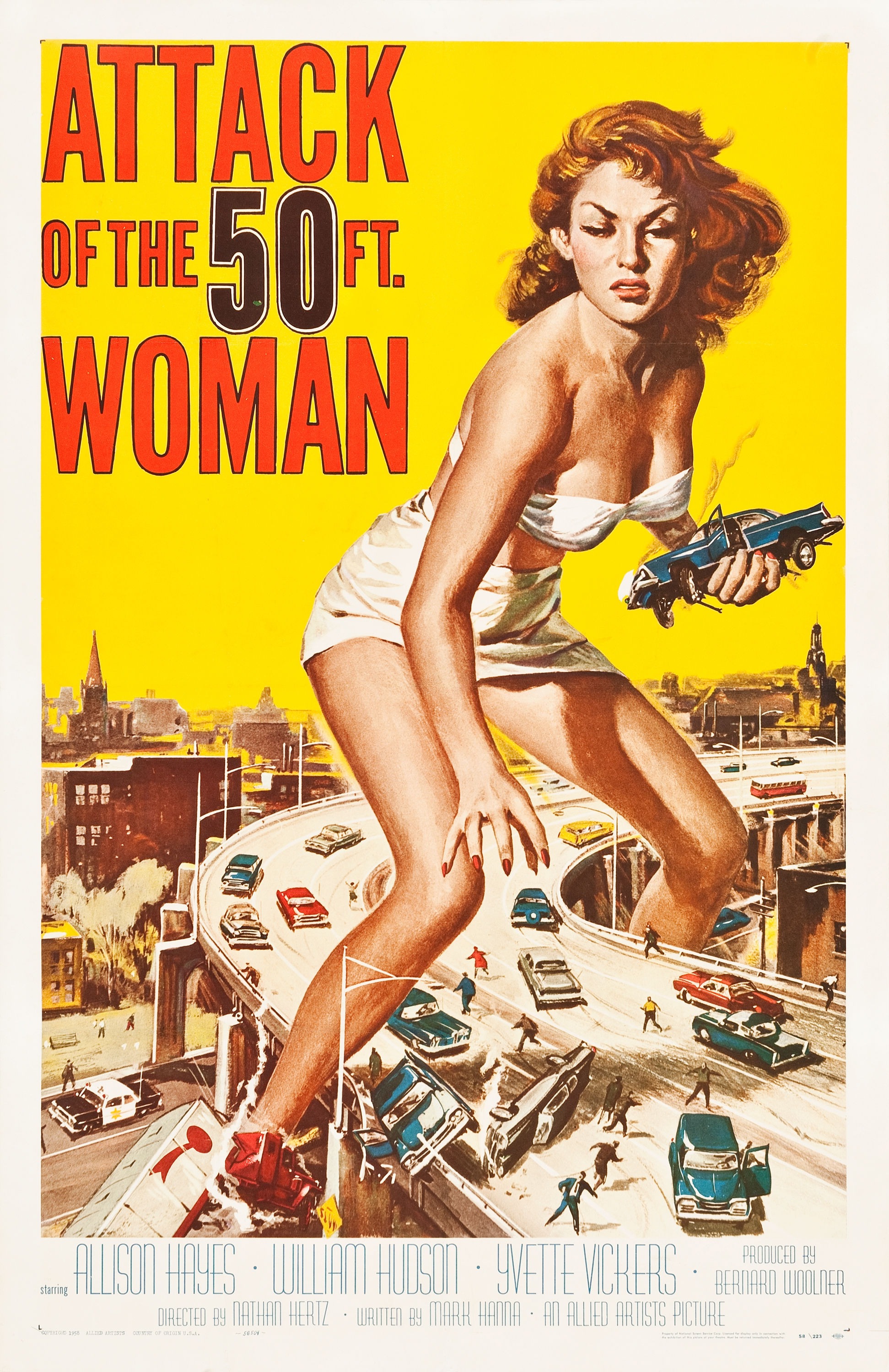 Mega Sized Movie Poster Image for Attack of the 50 Foot Woman 