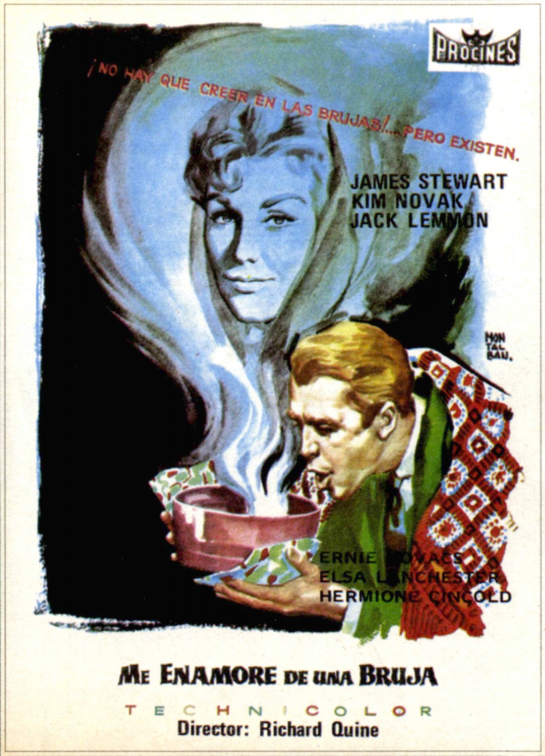 Extra Large Movie Poster Image for Bell Book and Candle (#6 of 6)