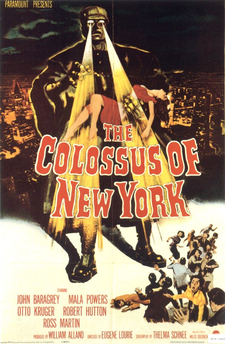 Extra Large Movie Poster Image for The Colossus of New York 