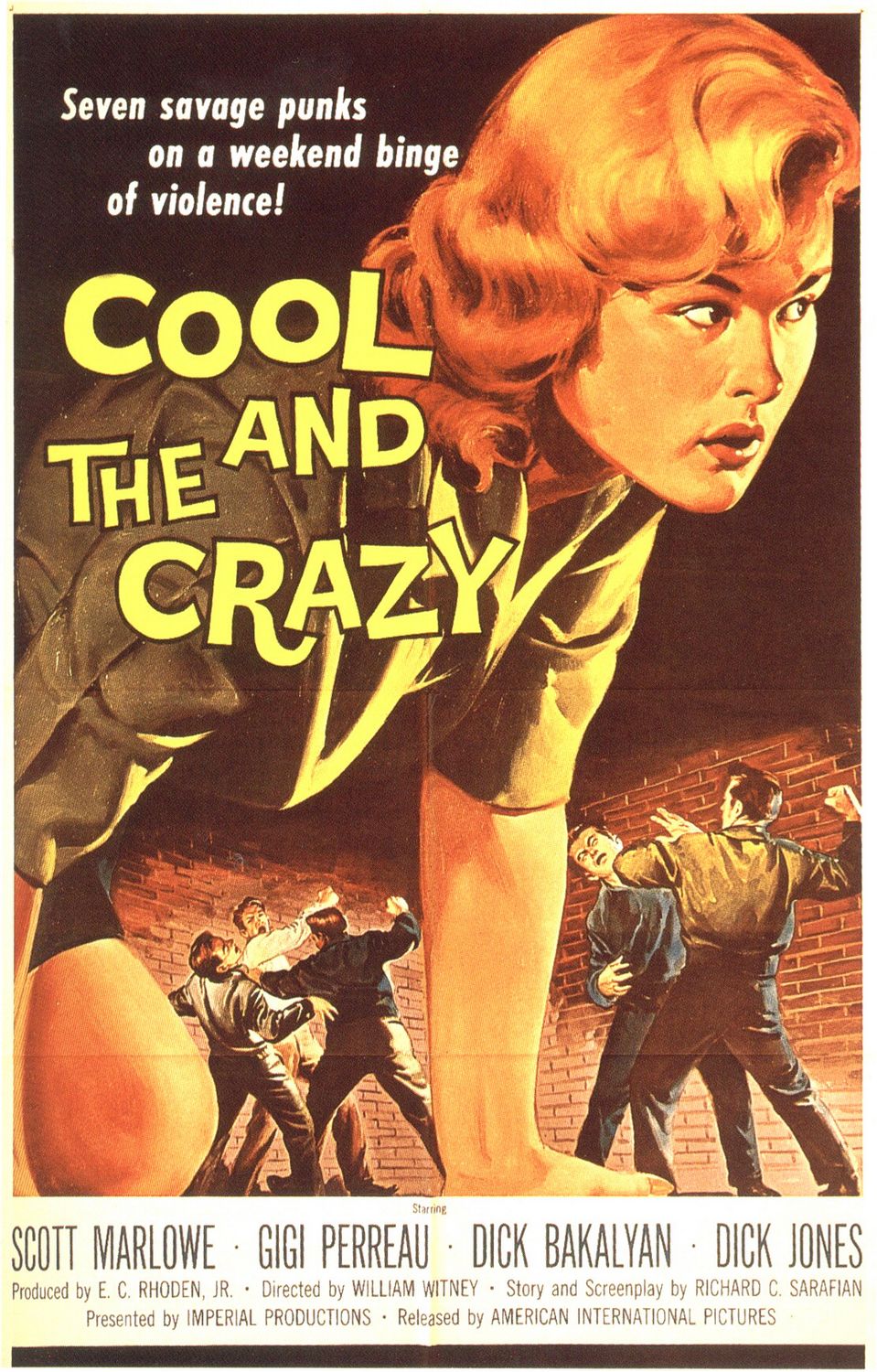 Extra Large Movie Poster Image for The Cool and the Crazy 