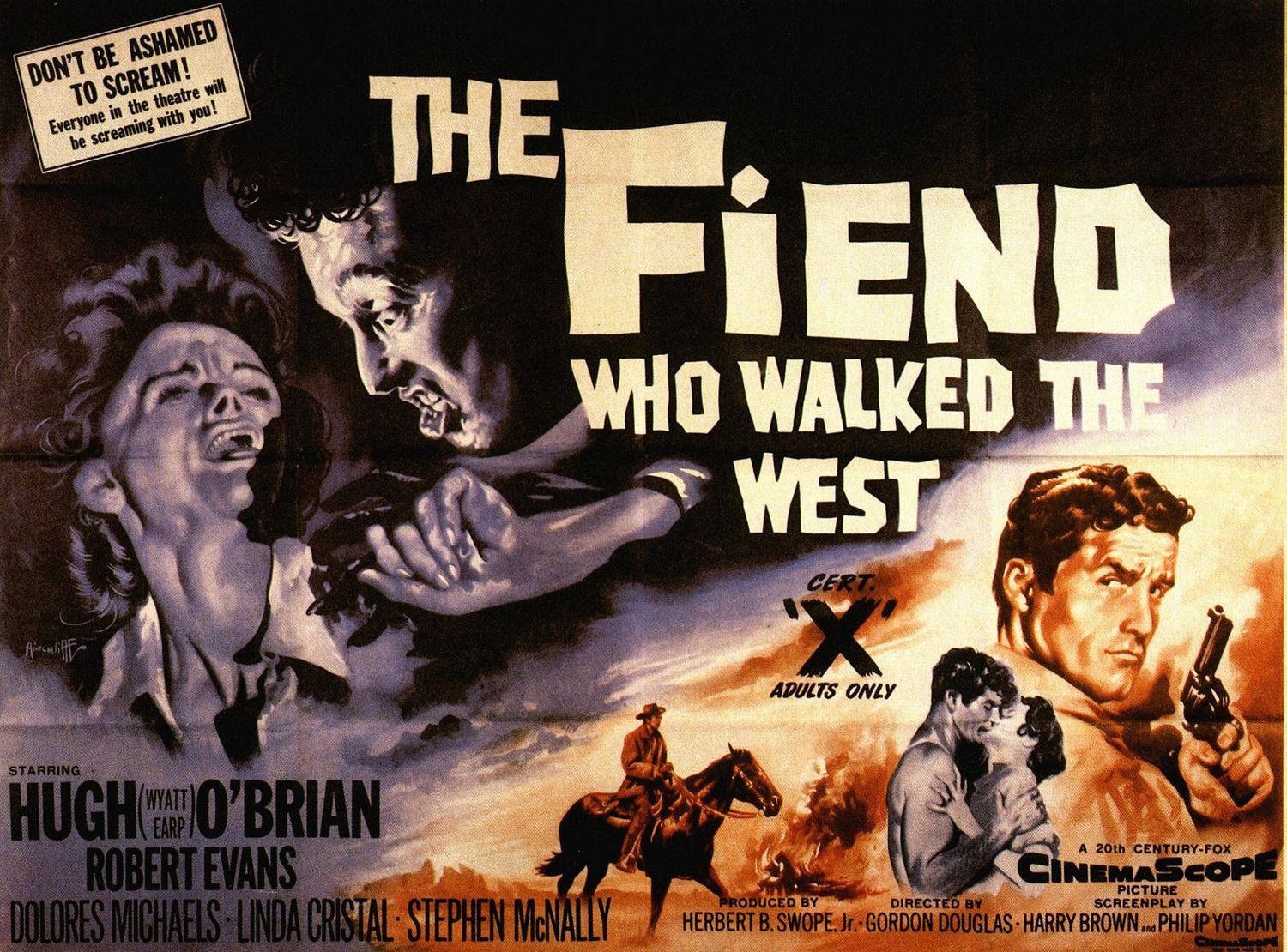 Extra Large Movie Poster Image for The Fiend Who Walked the West 