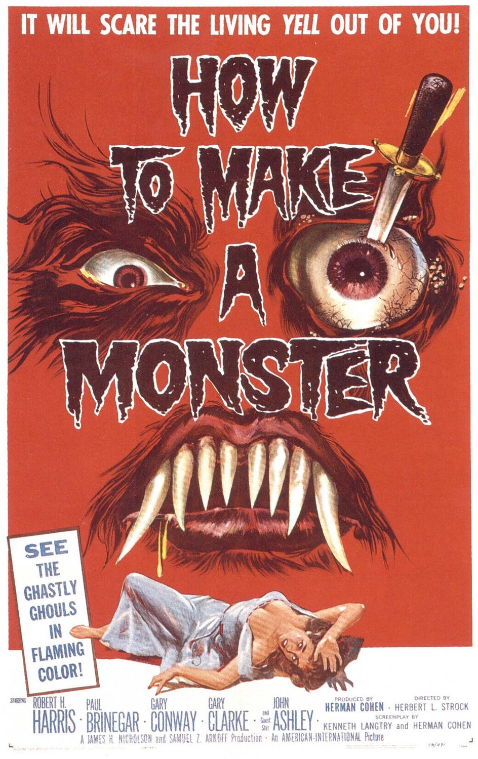 Extra Large Movie Poster Image for How to Make a Monster 