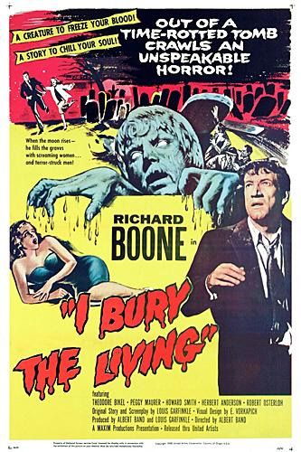 I Bury the Living Movie Poster