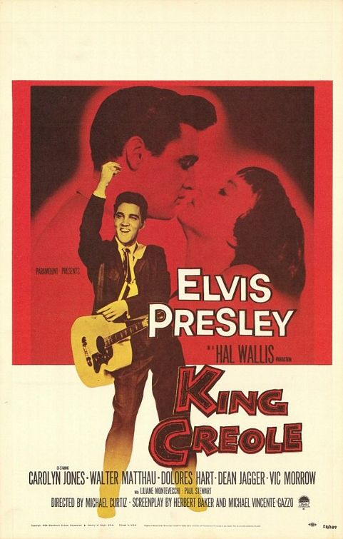 King Creole Movie Poster