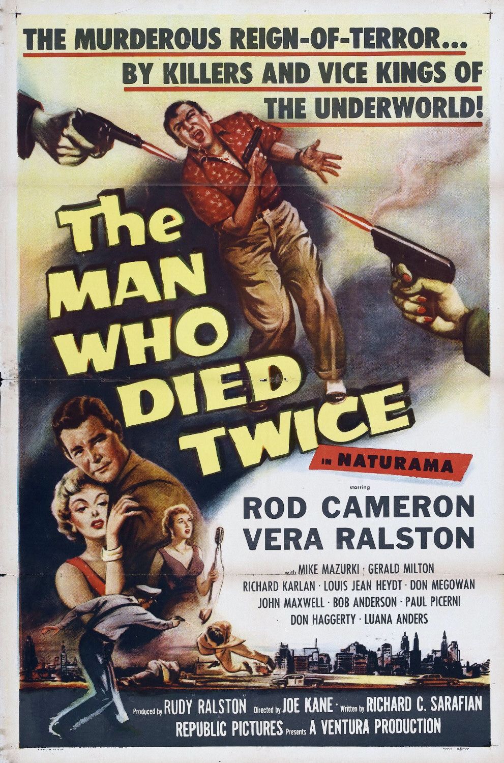 Extra Large Movie Poster Image for The Man Who Died Twice 