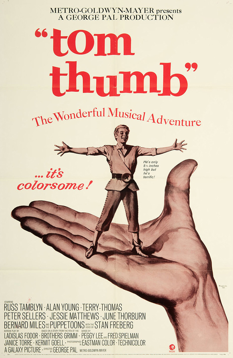 Extra Large Movie Poster Image for Tom Thumb 