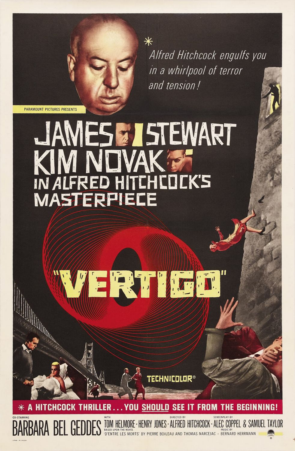 Extra Large Movie Poster Image for Vertigo (#2 of 6)