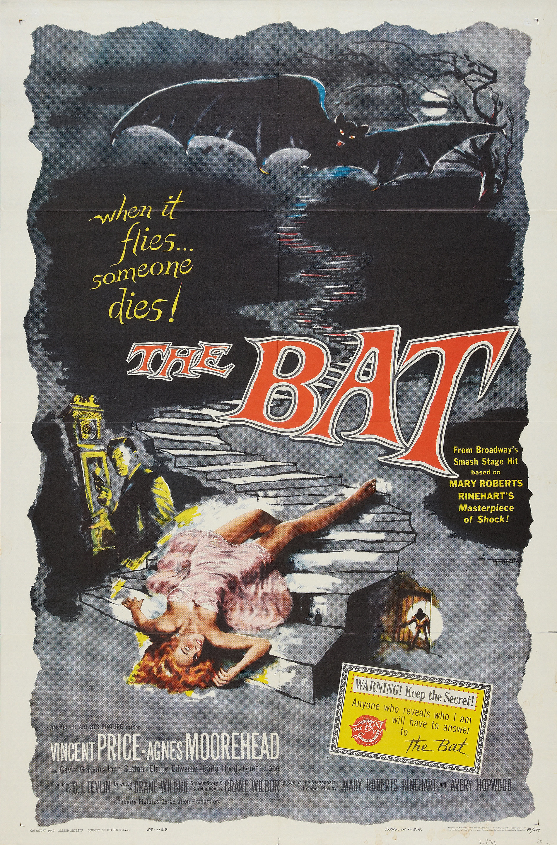 Mega Sized Movie Poster Image for The Bat 