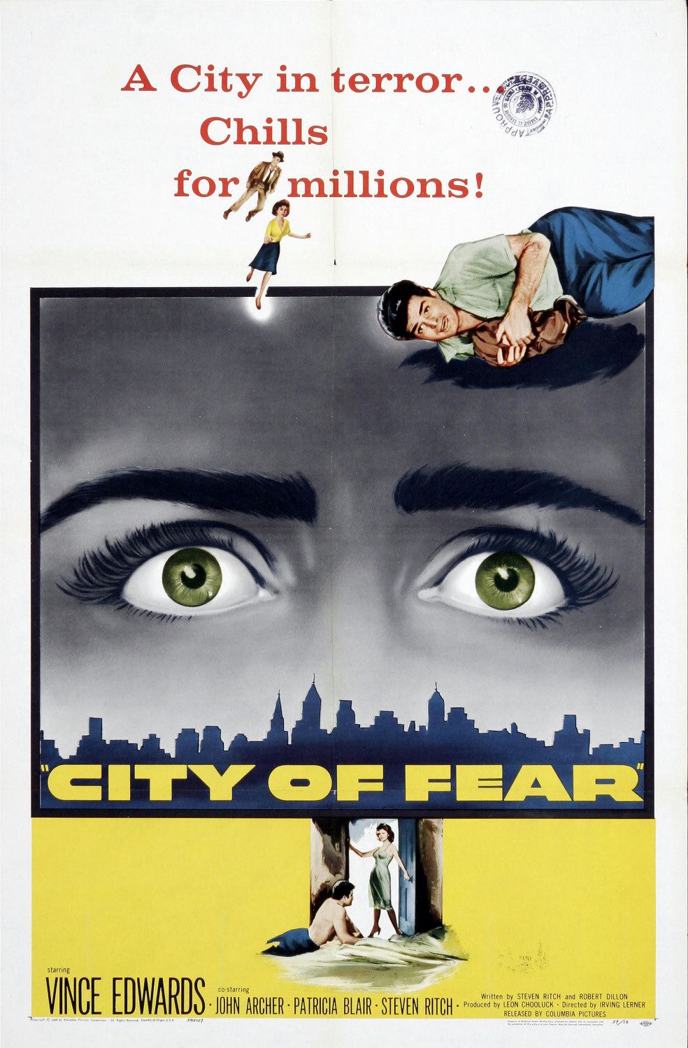 Extra Large Movie Poster Image for City of Fear 