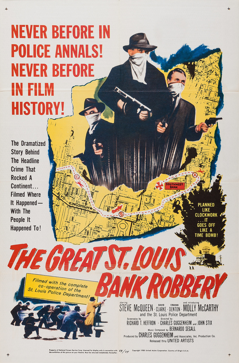 Extra Large Movie Poster Image for The Great St. Louis Bank Robbery (#2 of 2)