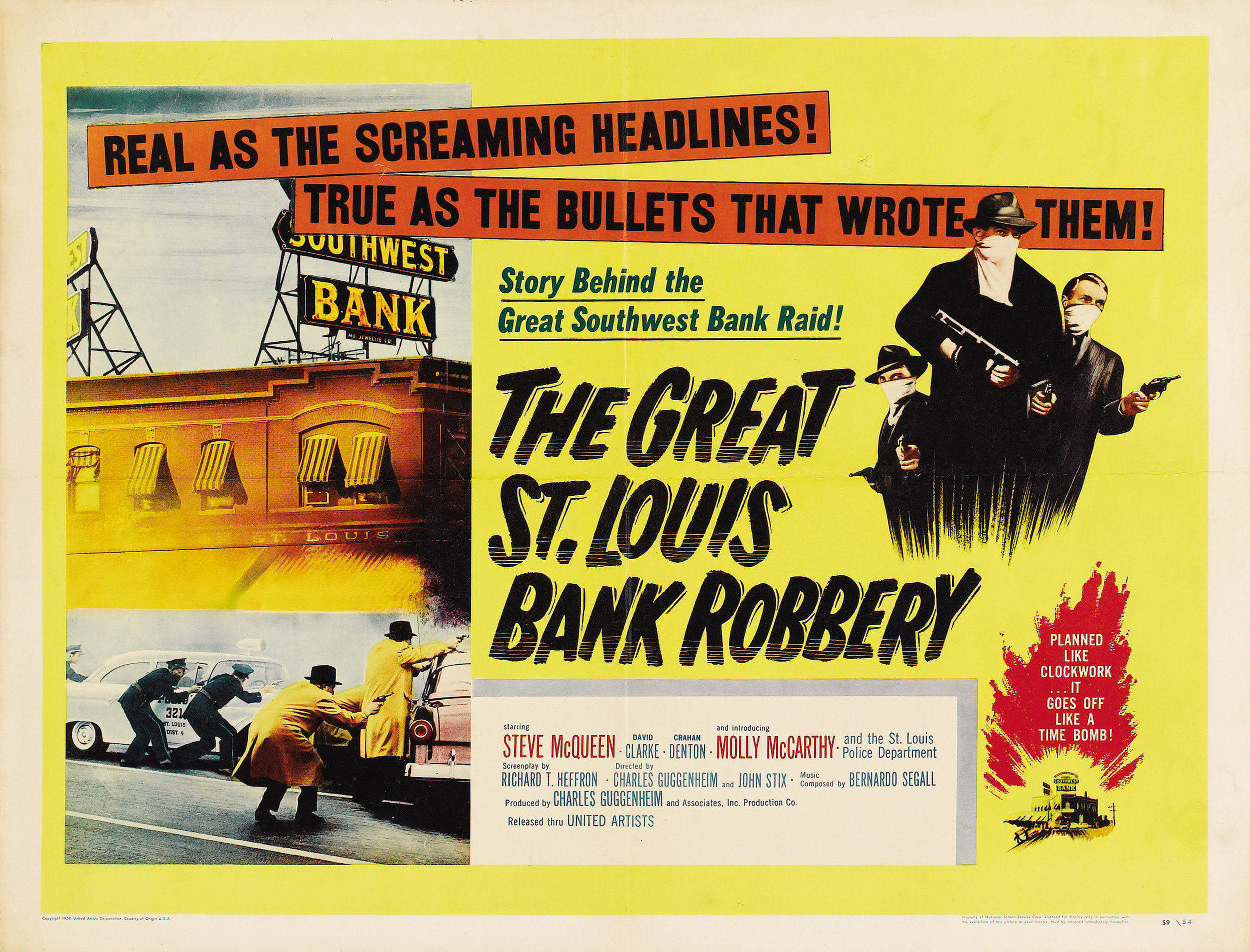 Mega Sized Movie Poster Image for The Great St. Louis Bank Robbery (#1 of 2)