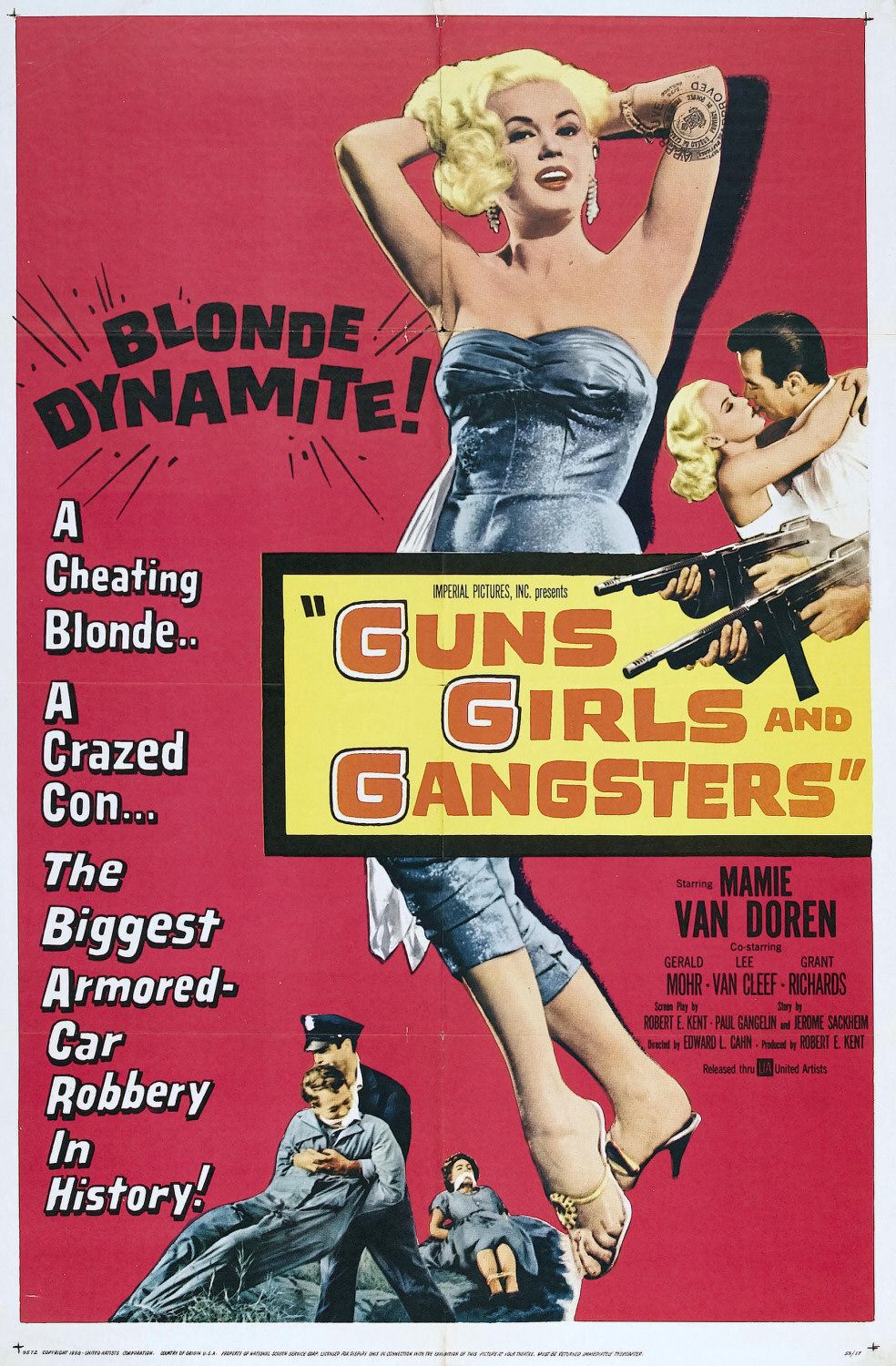 Extra Large Movie Poster Image for Guns, Girls, and Gangsters 