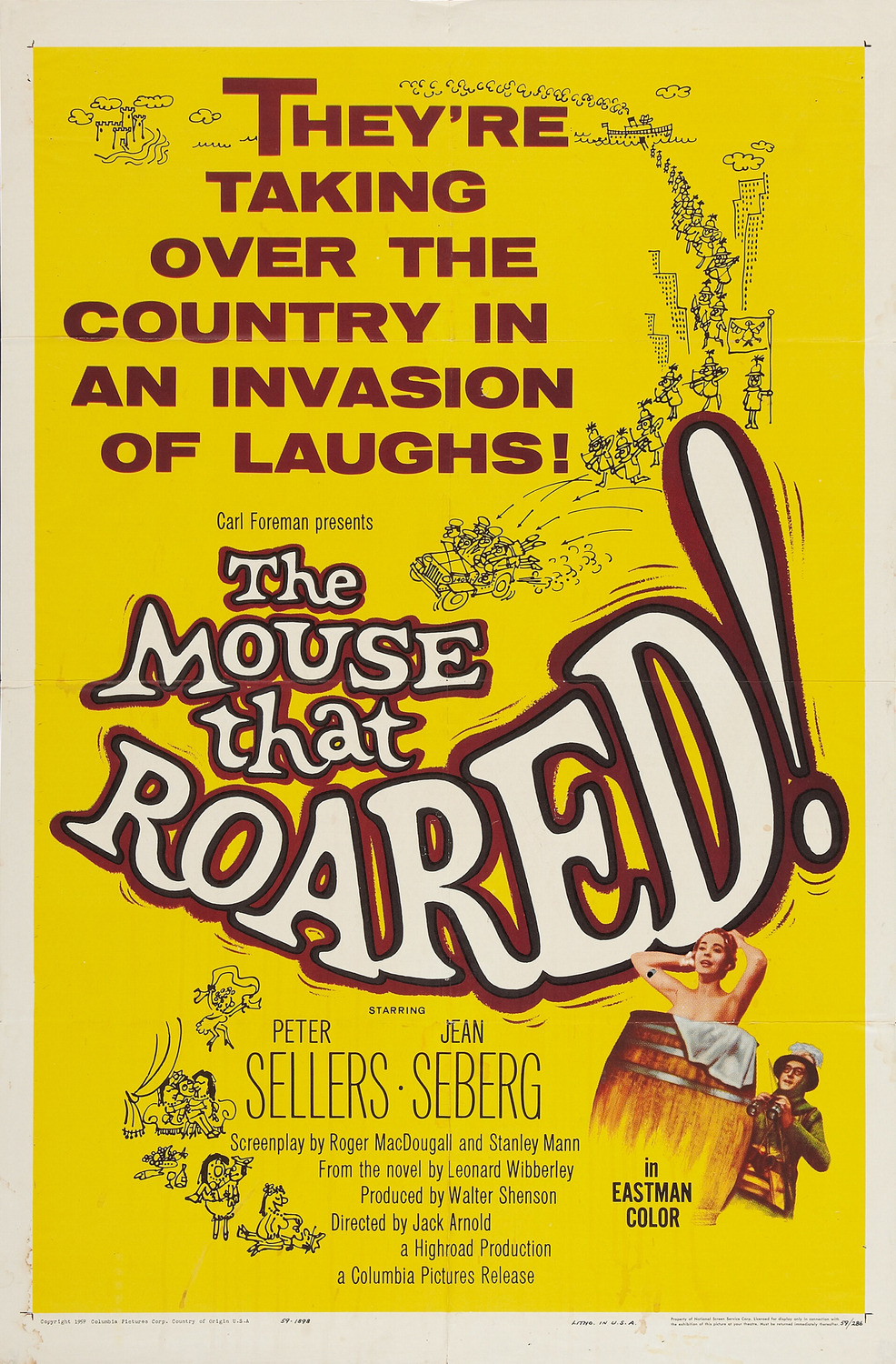 Extra Large Movie Poster Image for The Mouse That Roared (#1 of 2)