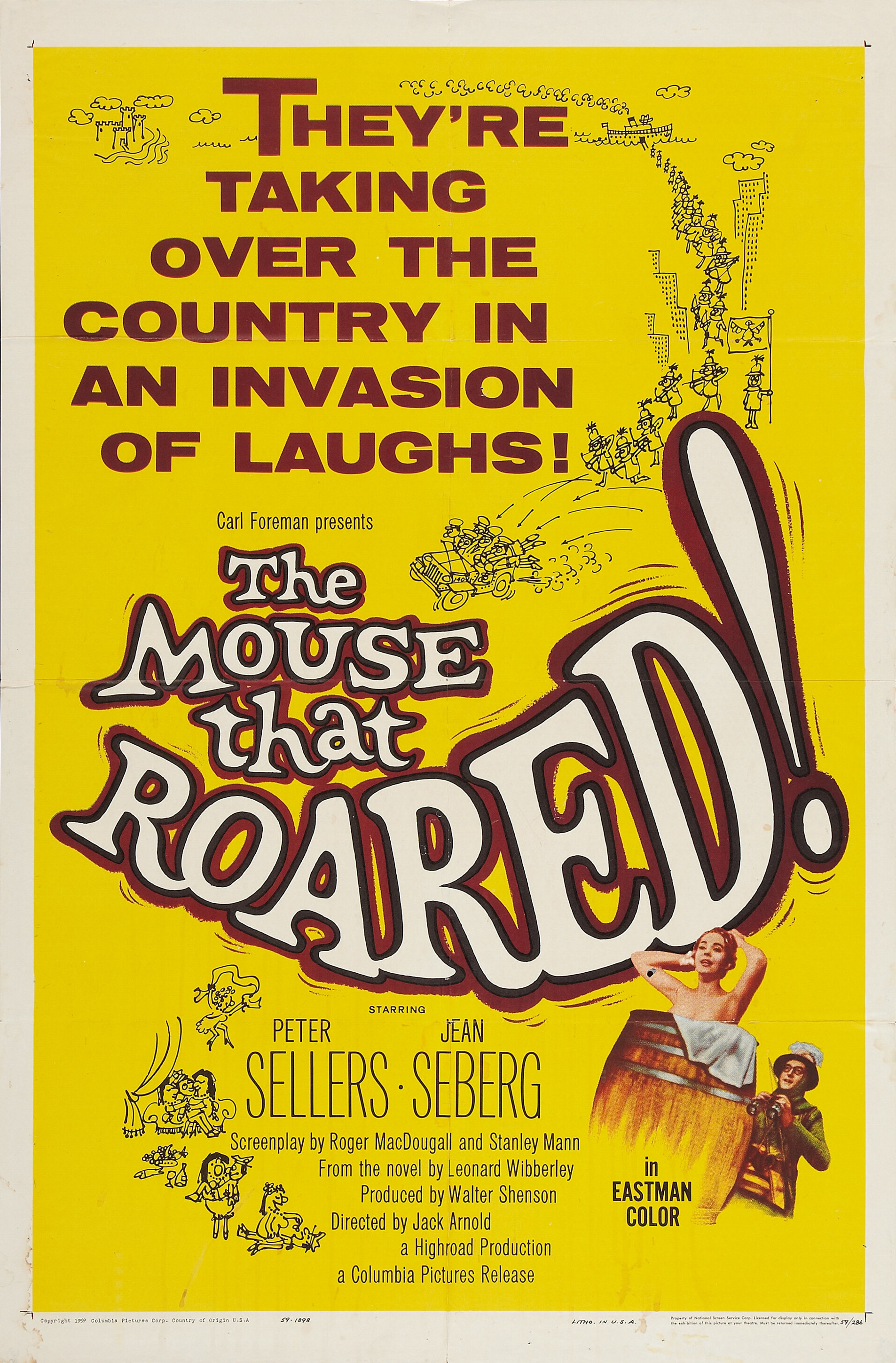 Mega Sized Movie Poster Image for The Mouse That Roared (#1 of 2)