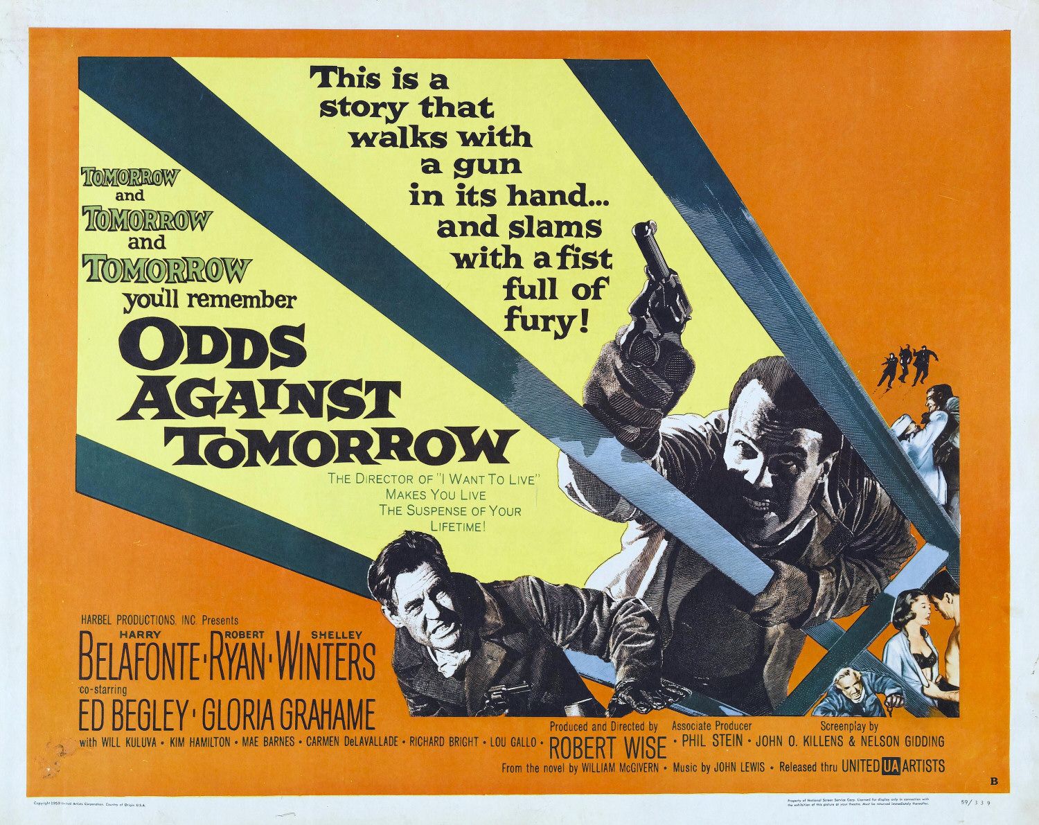 Extra Large Movie Poster Image for Odds Against Tomorrow (#1 of 3)