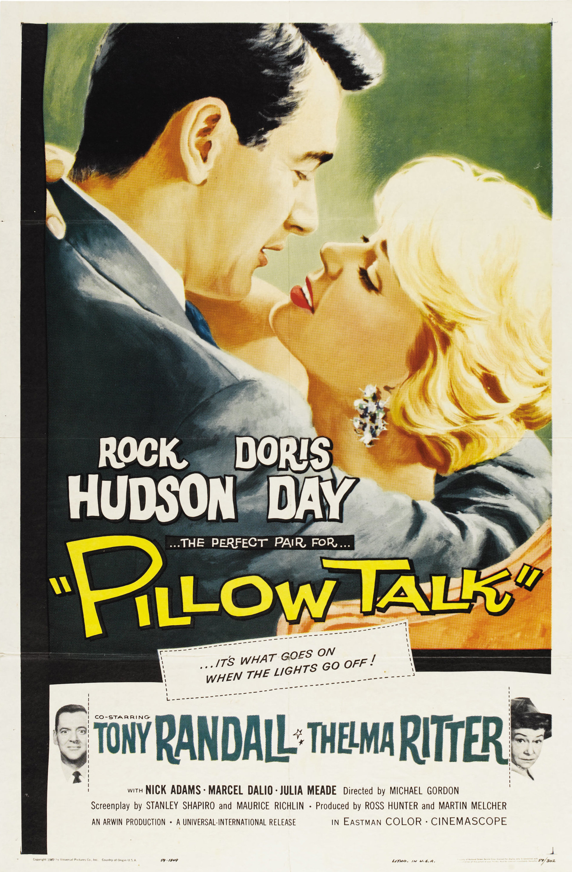 Mega Sized Movie Poster Image for Pillow Talk 