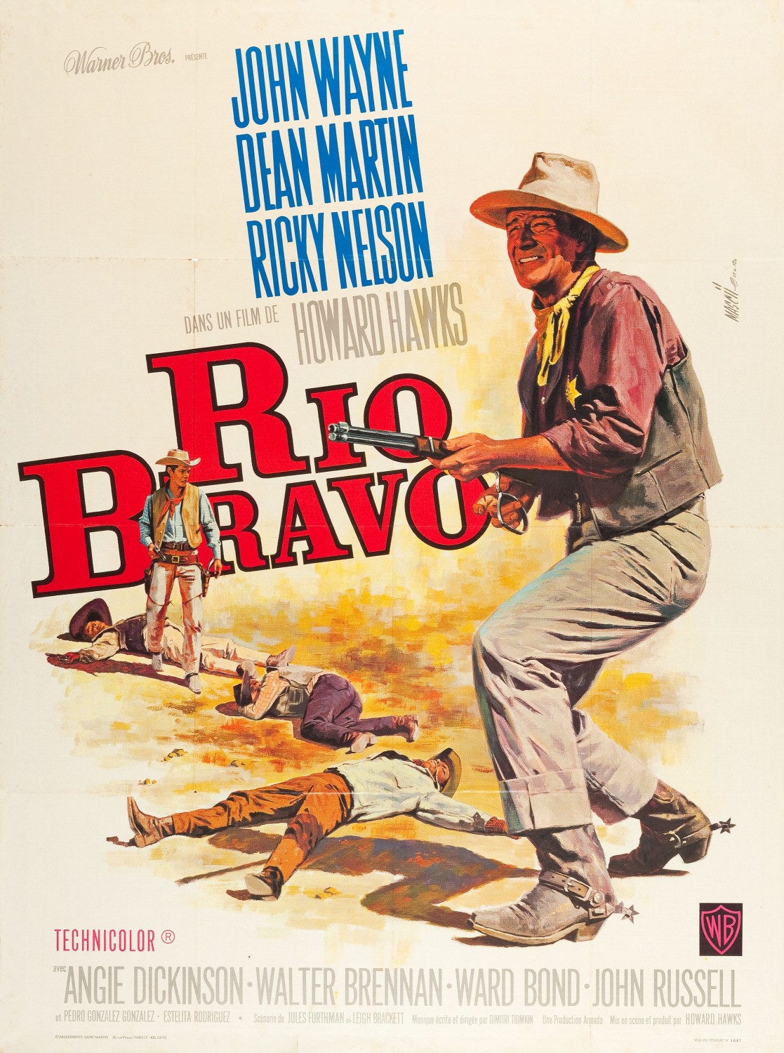 Extra Large Movie Poster Image for Rio Bravo (#2 of 5)
