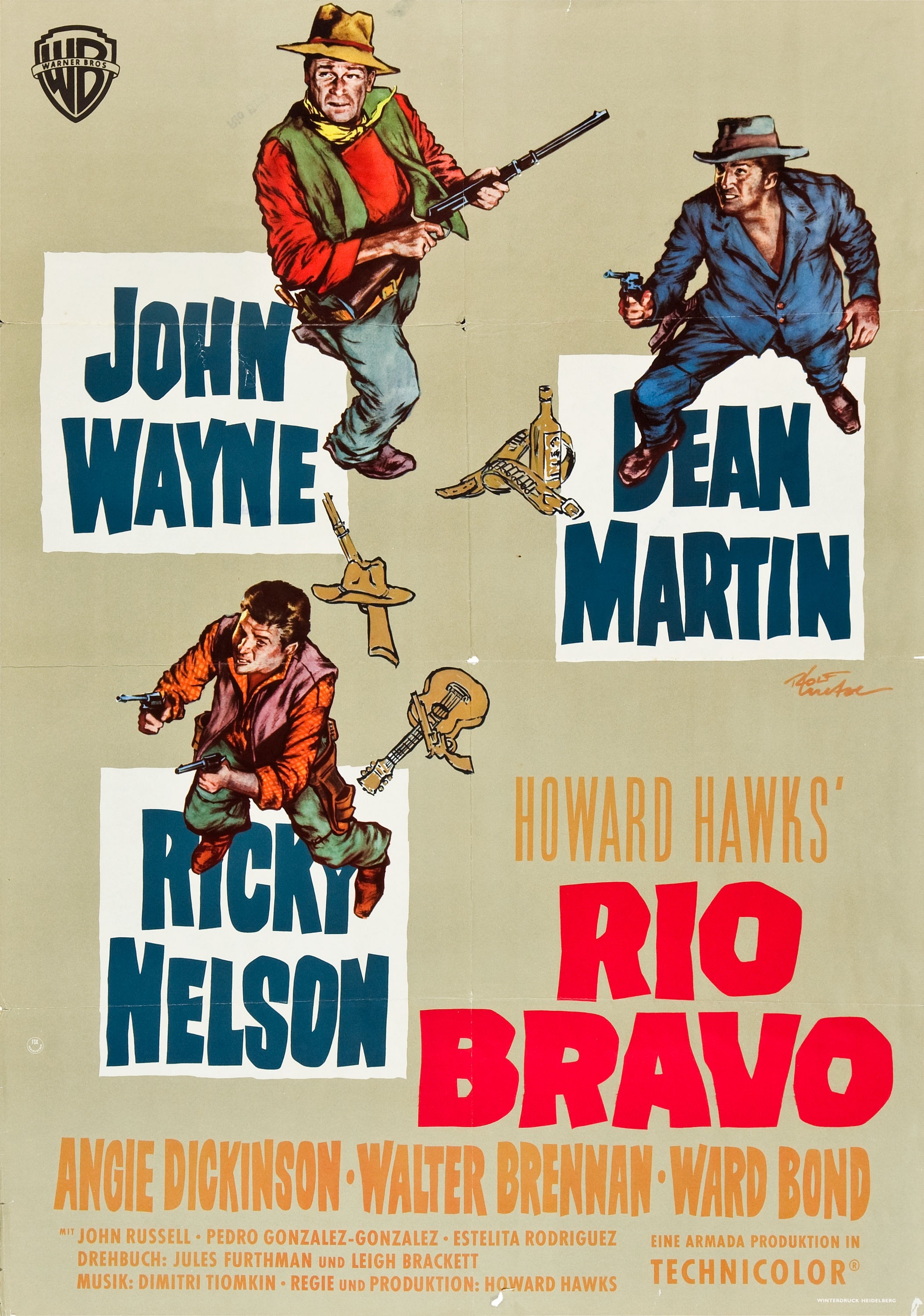 Mega Sized Movie Poster Image for Rio Bravo (#5 of 5)