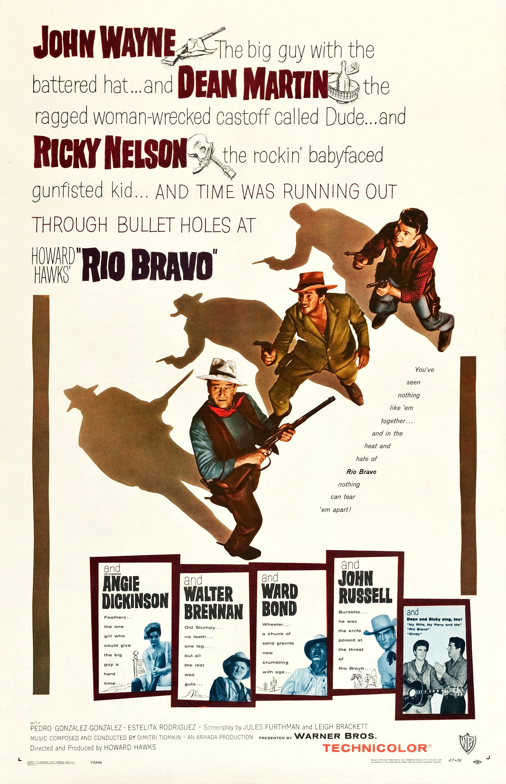 Mega Sized Movie Poster Image for Rio Bravo (#1 of 5)