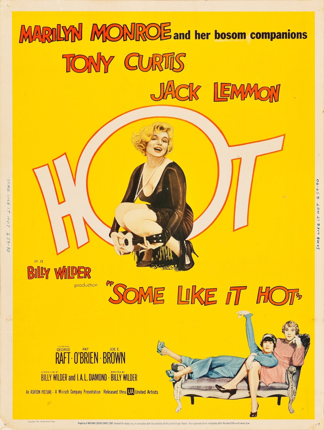 Extra Large Movie Poster Image for Some Like it Hot (#7 of 7)