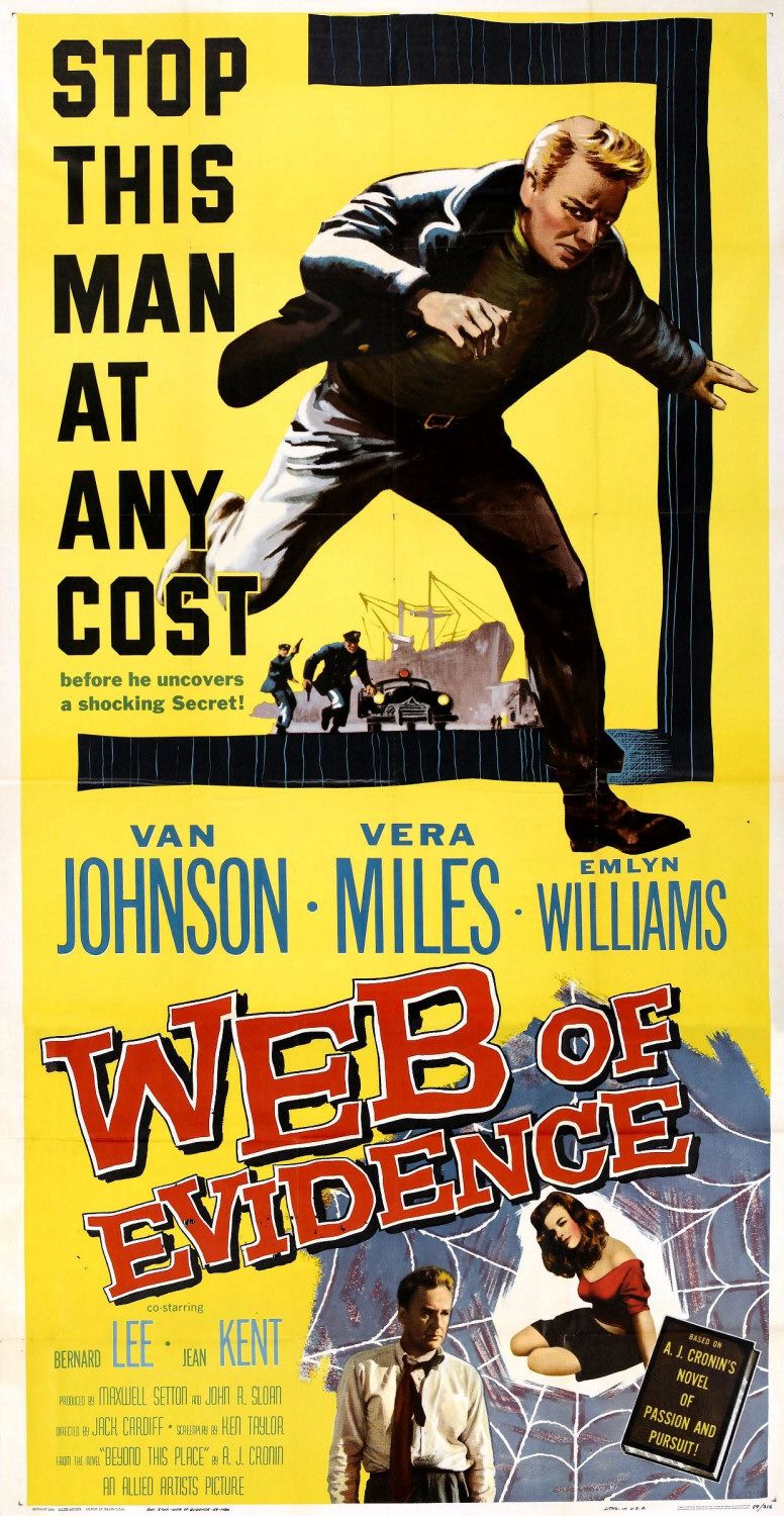 Extra Large Movie Poster Image for Web of Evidence 
