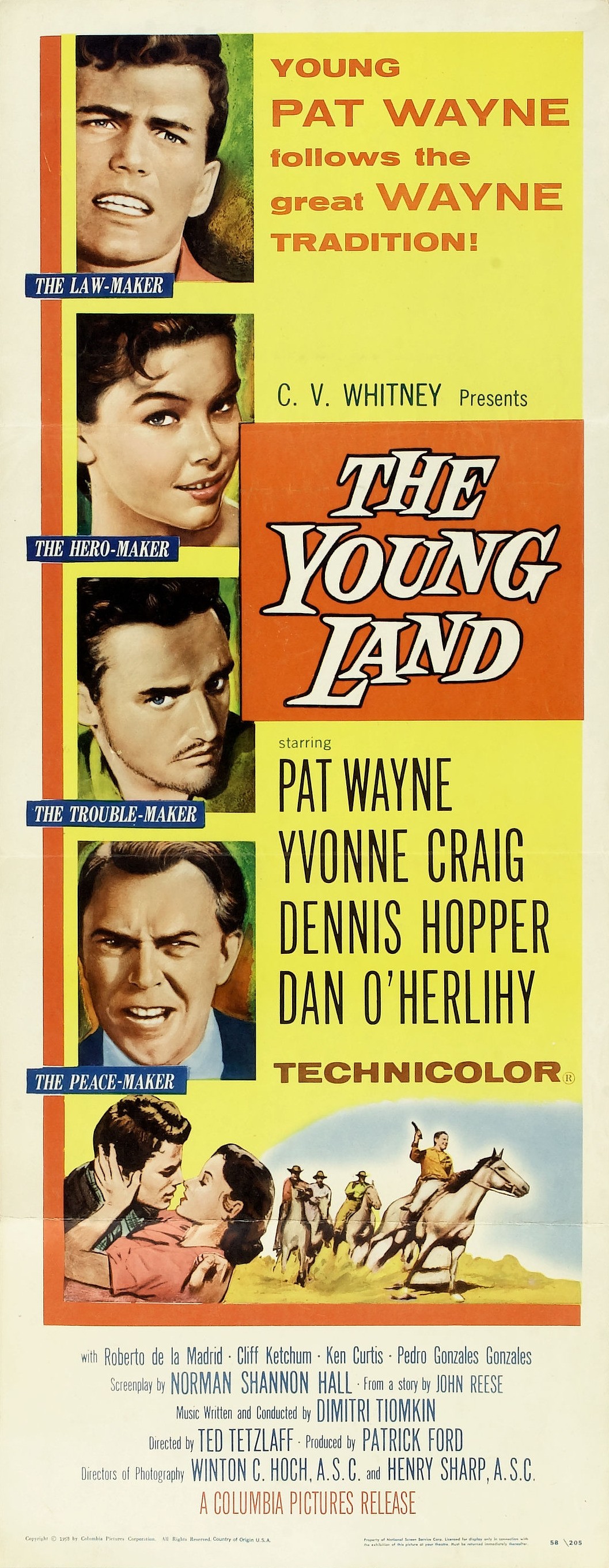 Mega Sized Movie Poster Image for The Young Land (#2 of 2)