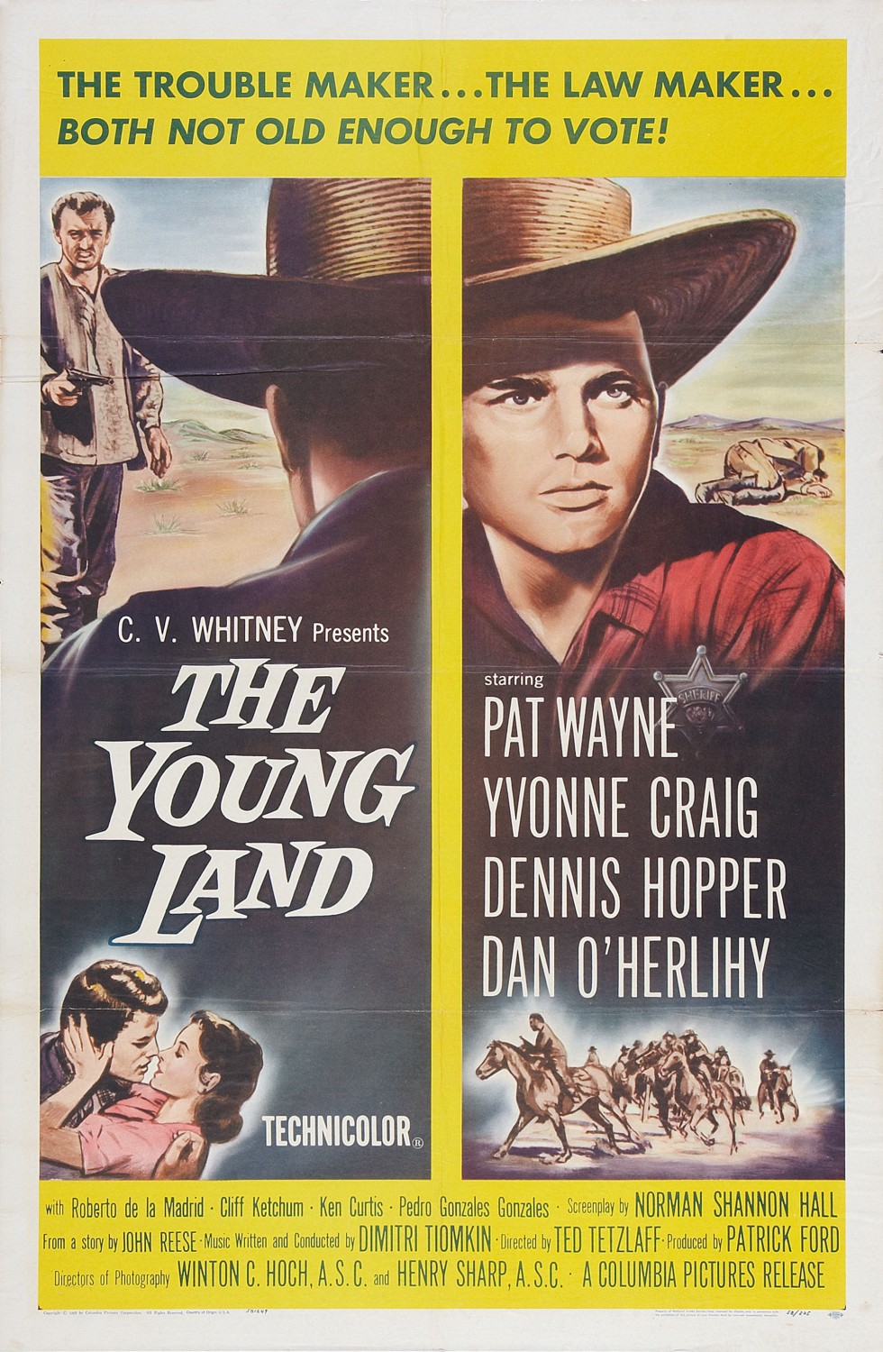 Extra Large Movie Poster Image for The Young Land (#1 of 2)