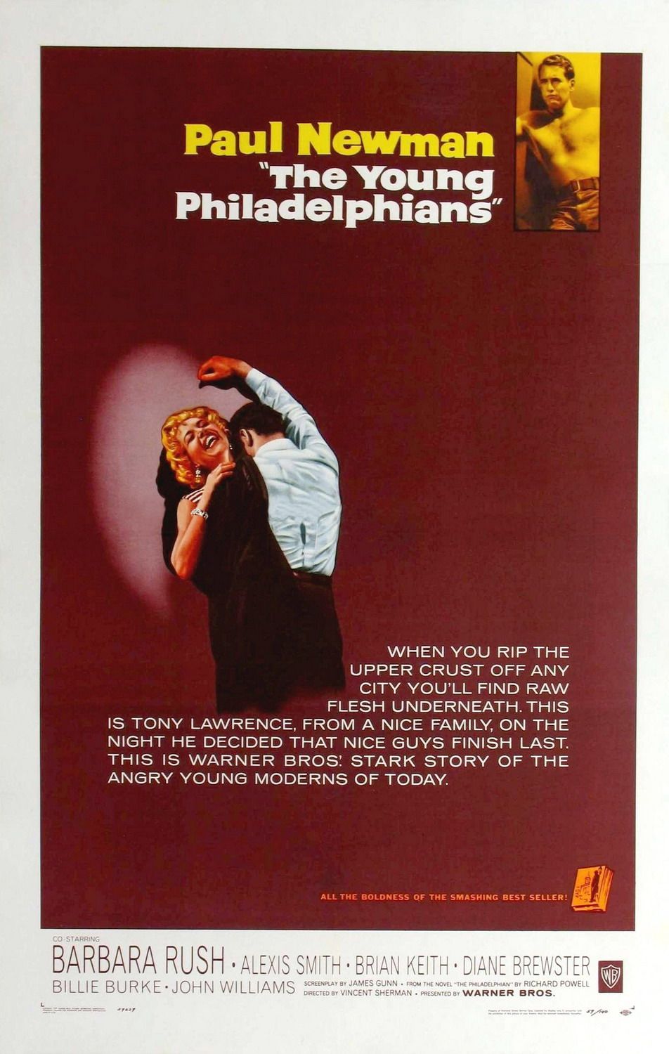 Extra Large Movie Poster Image for The Young Philadelphians (#1 of 2)
