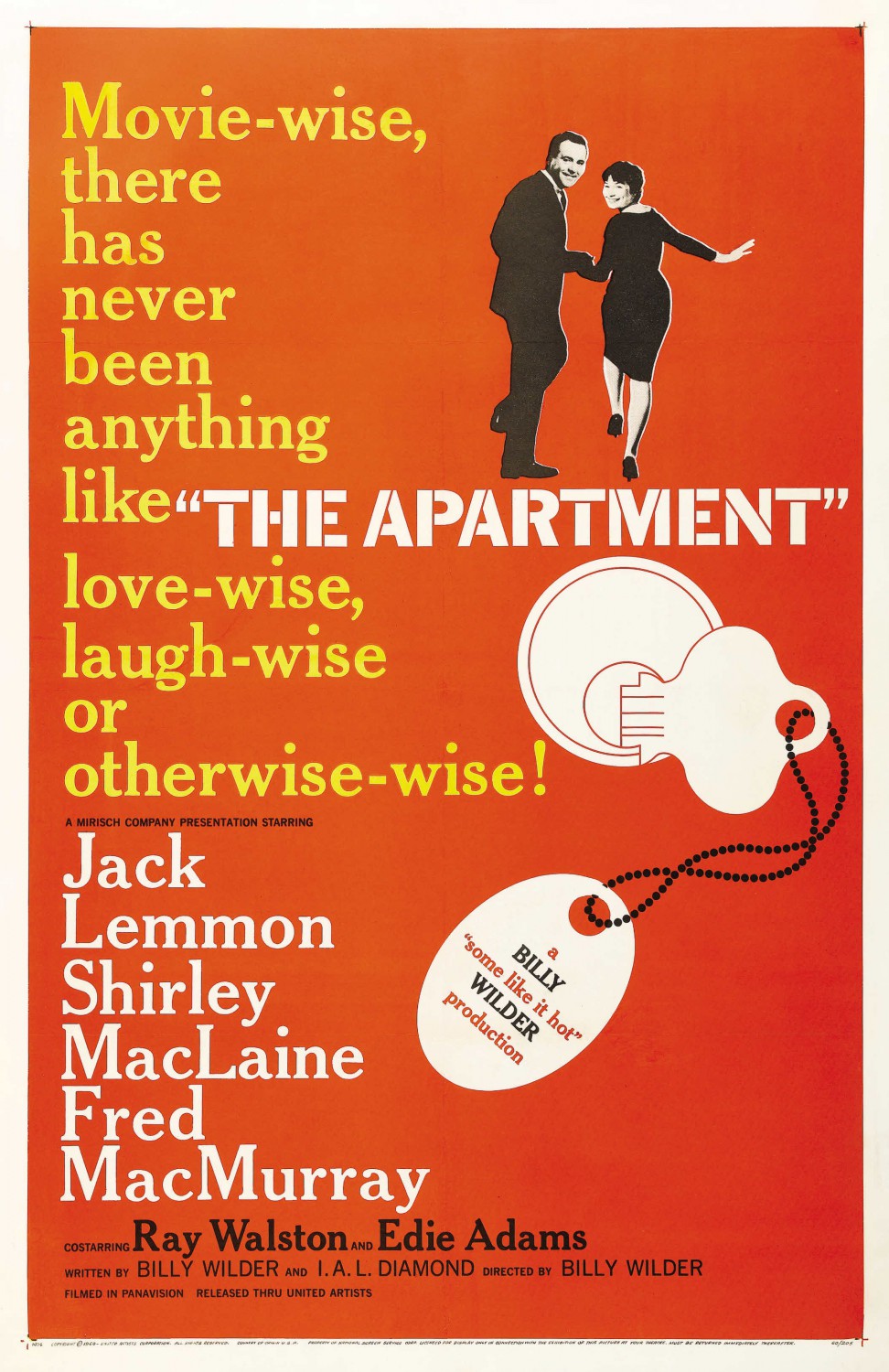 Extra Large Movie Poster Image for The Apartment (#1 of 3)