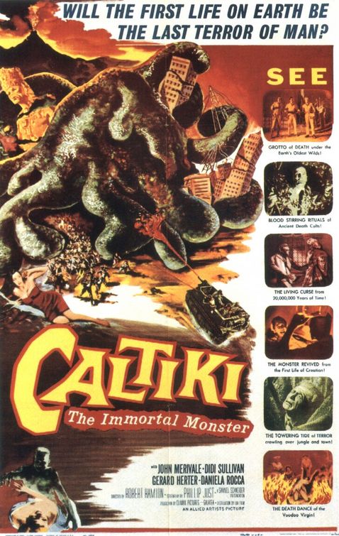 Caltiki, the Immortal Monster Movie Poster