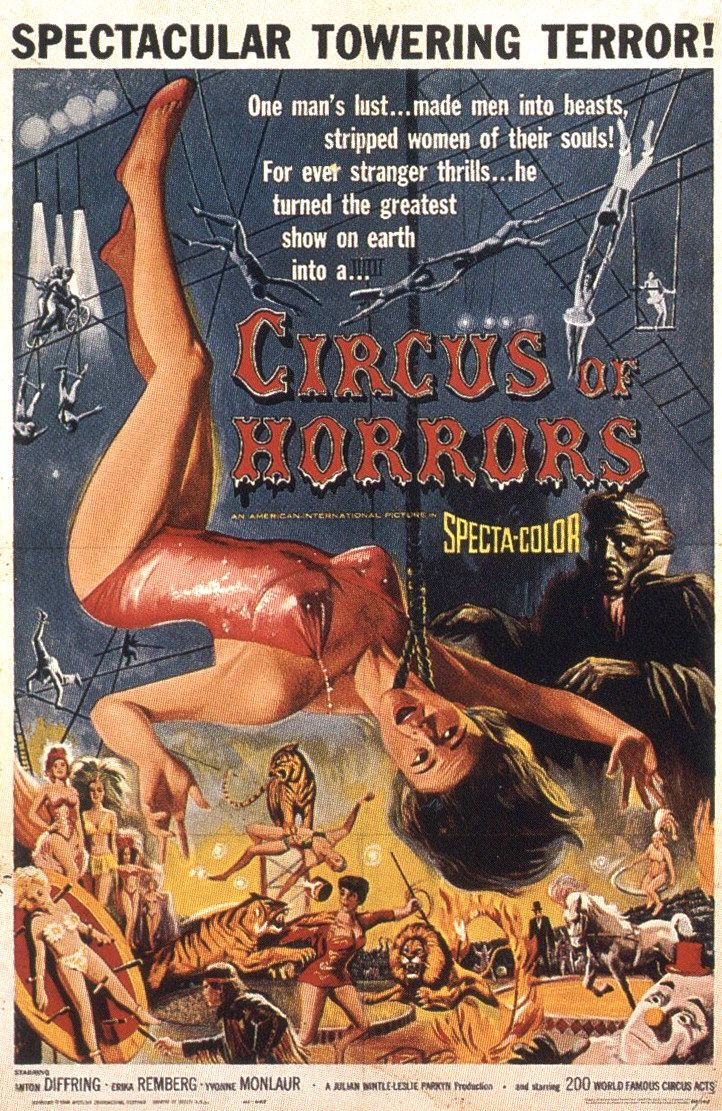 Extra Large Movie Poster Image for Circus of Horrors 