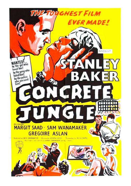 The Concrete Jungle (aka The Criminal) Movie Poster
